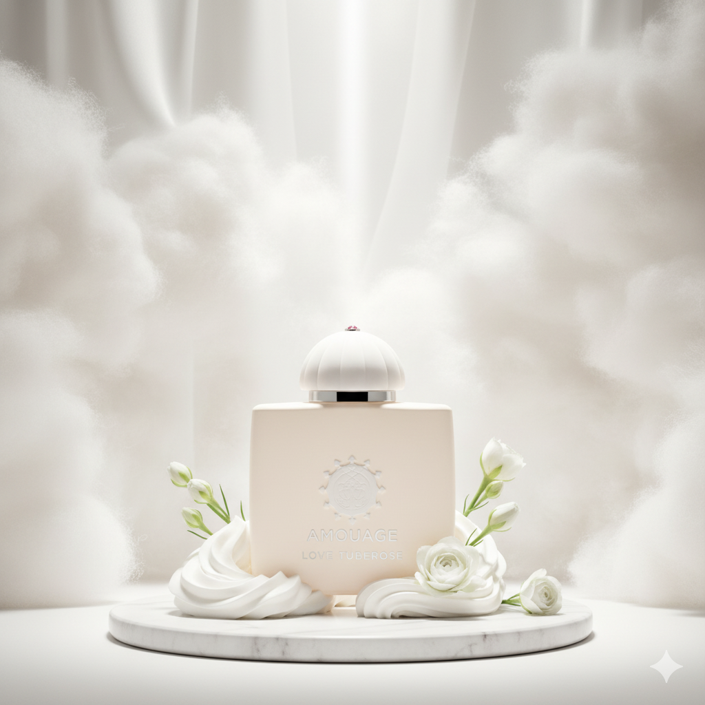 White Floral Minimalism: AMOUAGE Love Tuberose, Silky, Intimate, and Practical Luxury